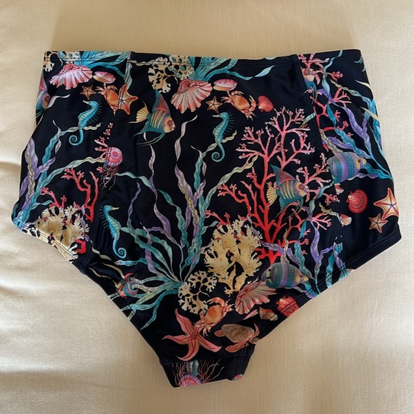NWT J. Crew Ratti Under The Sea High Waist Bikini Bottom Sz XS - Picture 4 of 5